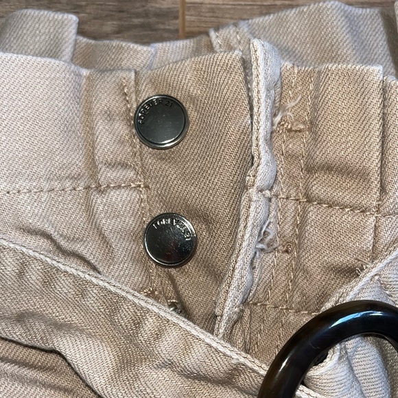 Forever 21 Belted Paperbag Denim Shorts - Picture 5 of 5